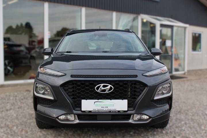 Grå Hyundai Kona fra 2020