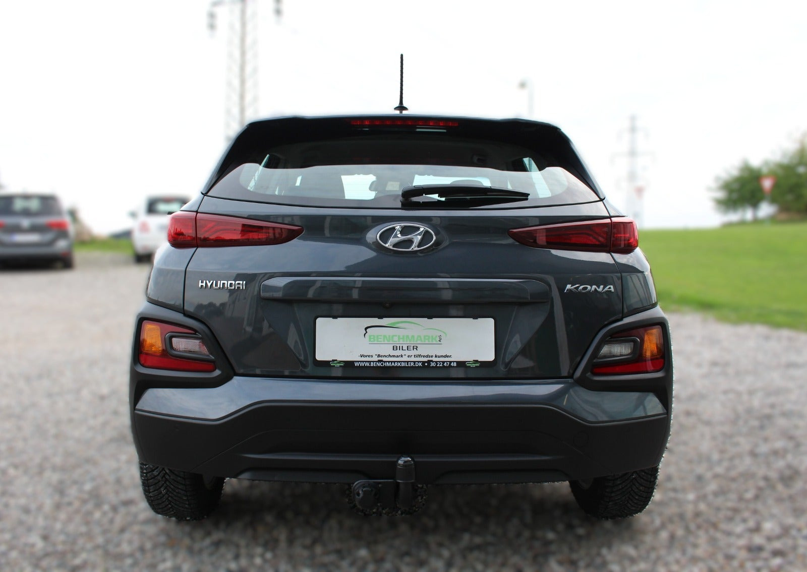 Grå Hyundai Kona fra 2020