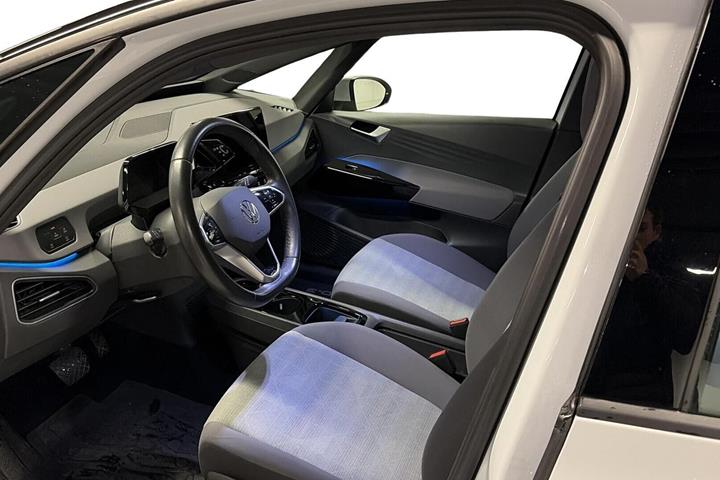 Hvid VW ID.3 fra 2021