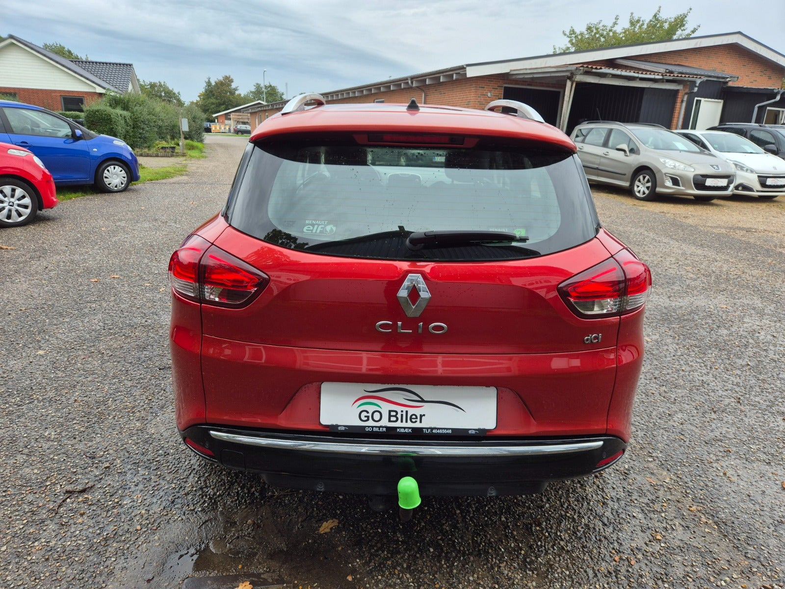 Grøn Renault Clio IV fra 2014