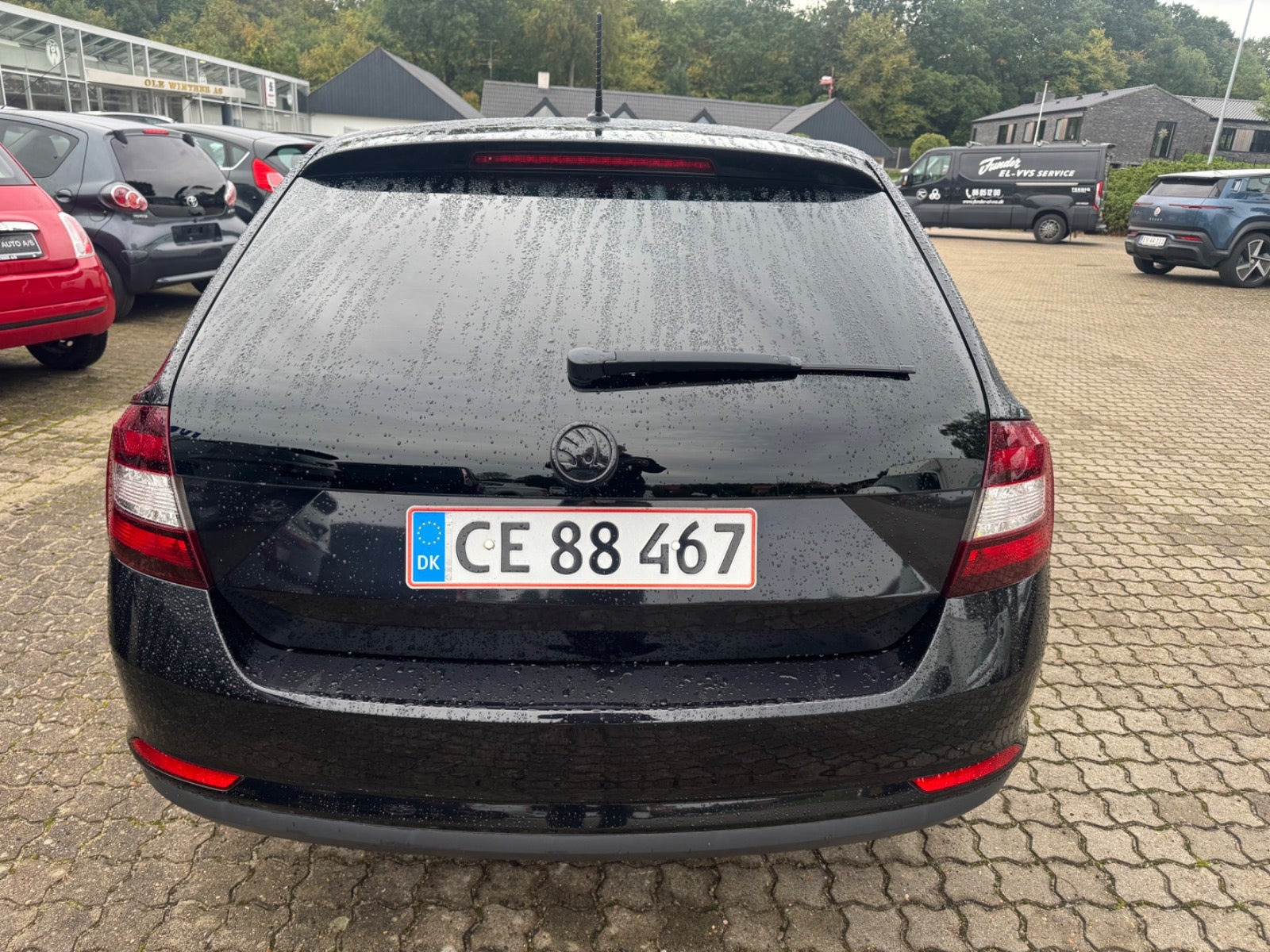 Sort Skoda Rapid fra 2019