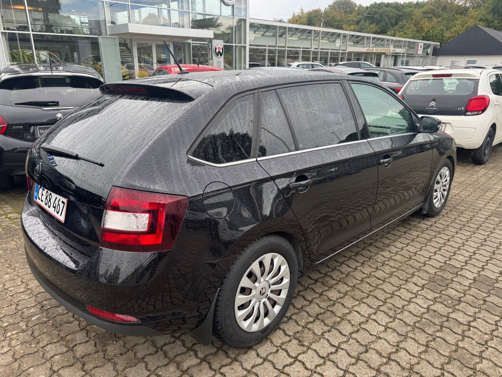 Sort Skoda Rapid fra 2019