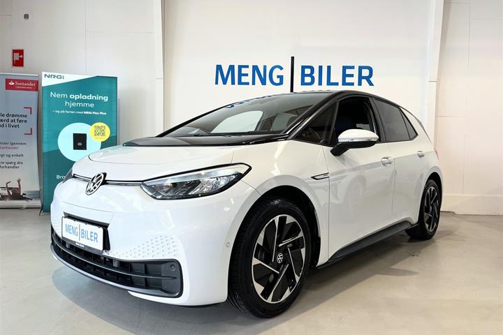 Hvid VW ID.3 fra 2023