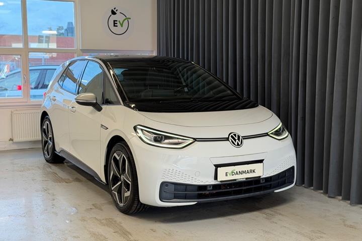 Hvid VW ID.3 fra 2021