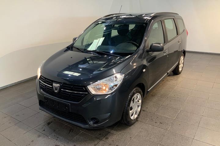 Grå Dacia Lodgy fra 2021 set udefra