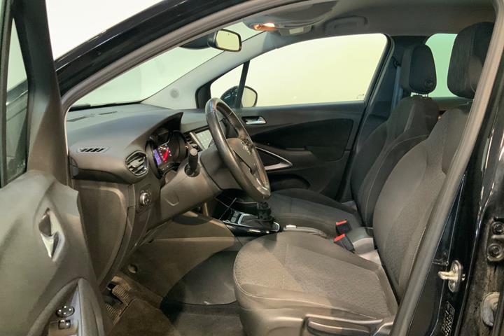 Sort Opel Crossland X fra 2019