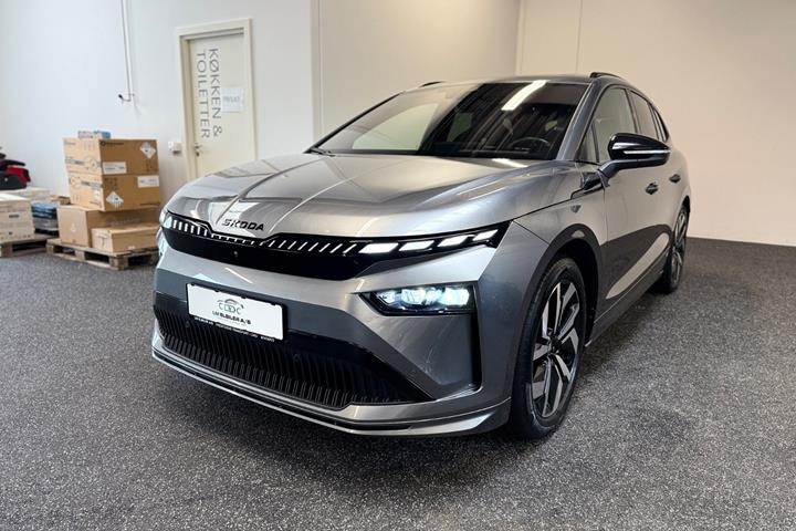 Grå Skoda Enyaq fra 2026
