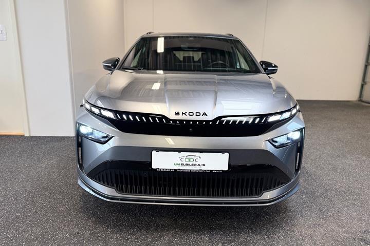 Grå Skoda Enyaq fra 2026