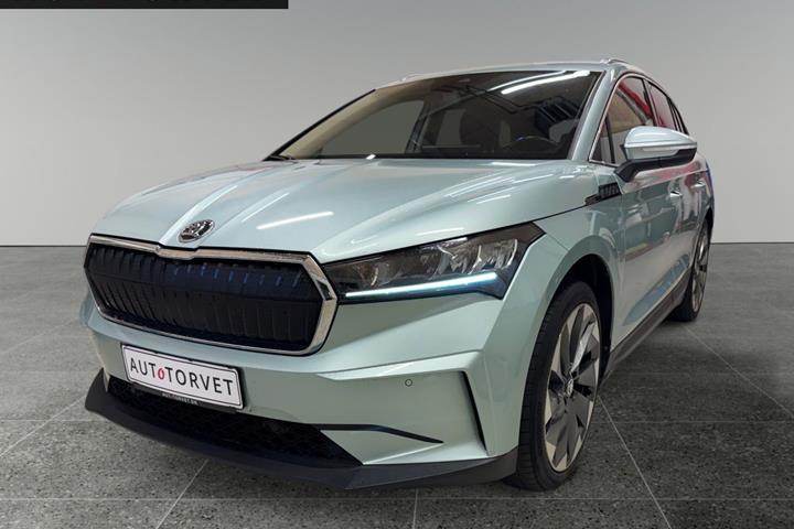 Turquoise Skoda Enyaq fra 2021