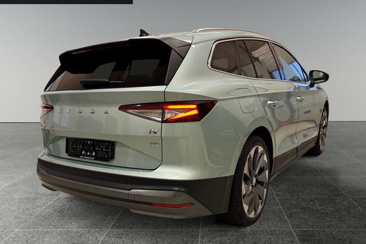 Turquoise Skoda Enyaq fra 2021