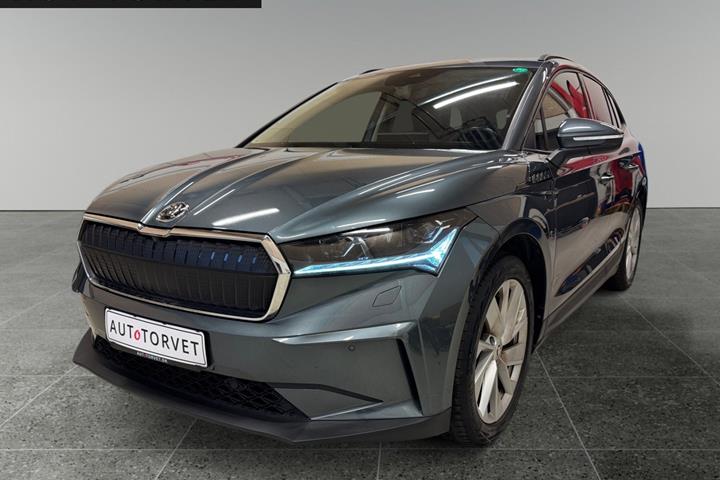 Grå Skoda Enyaq fra 2021