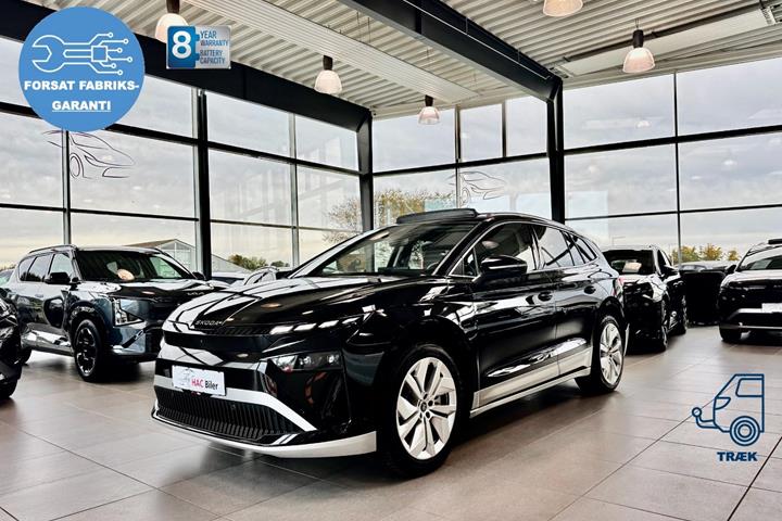 Sort Skoda Enyaq fra 2026
