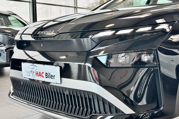 Sort Skoda Enyaq fra 2026