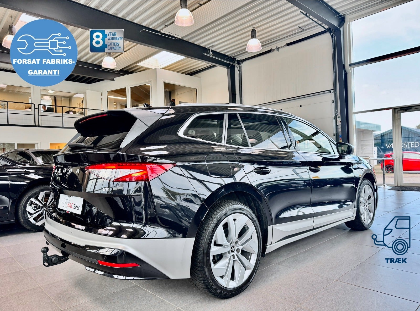 Sort Skoda Enyaq fra 2026