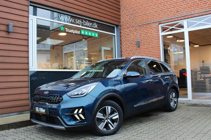 Blå Kia Niro fra 2020