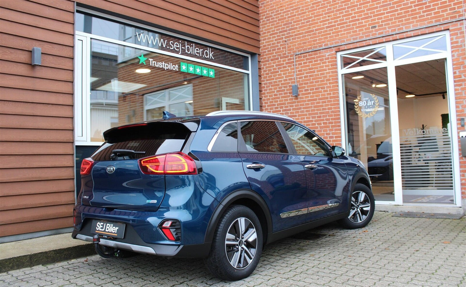 Blå Kia Niro fra 2020