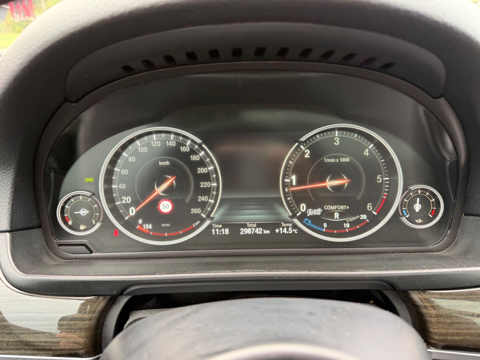 Sort BMW 530d fra 2015