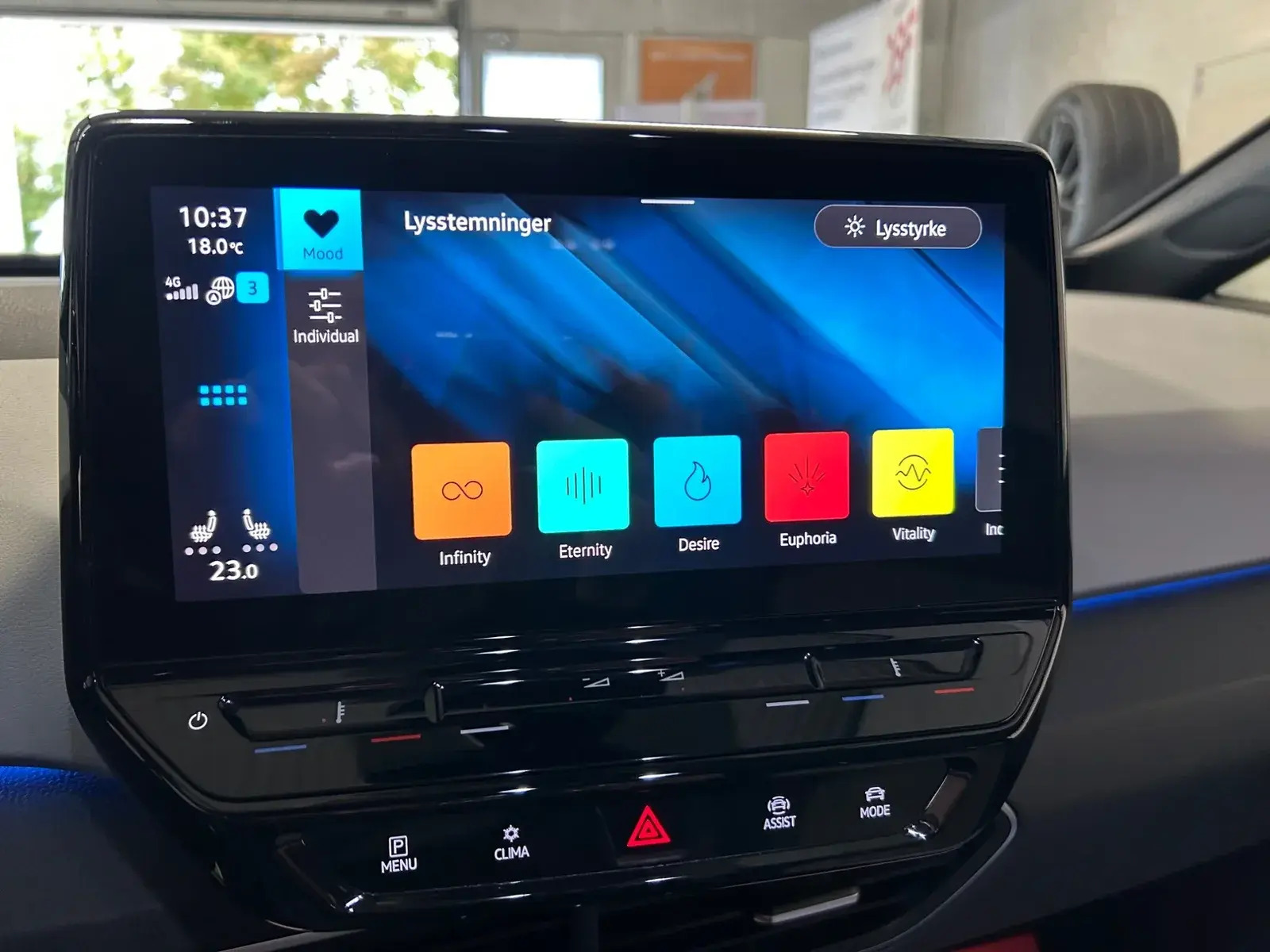 Grå VW ID.3 fra 2023