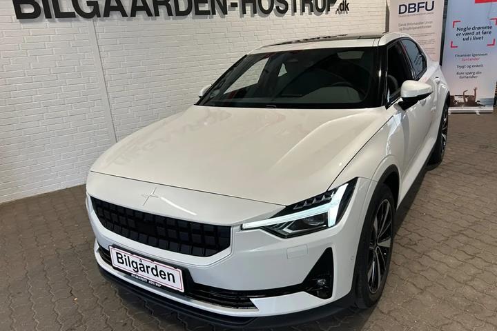 Hvid Polestar 2 fra 2020