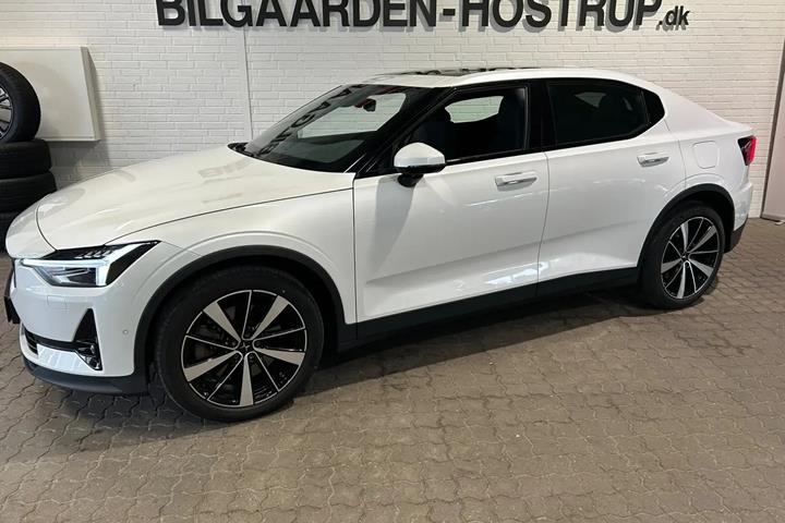 Hvid Polestar 2 fra 2020