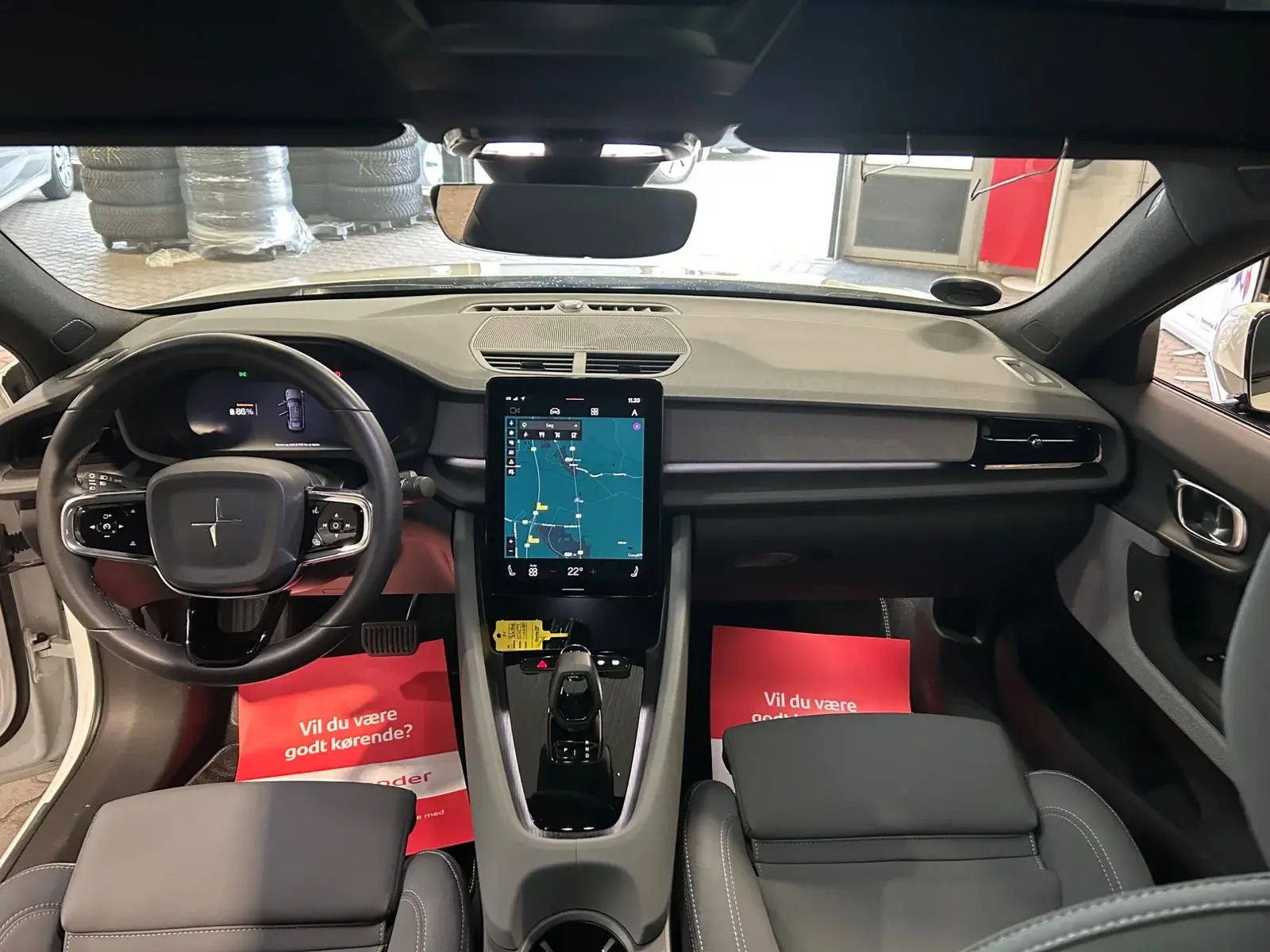 Hvid Polestar 2 fra 2020