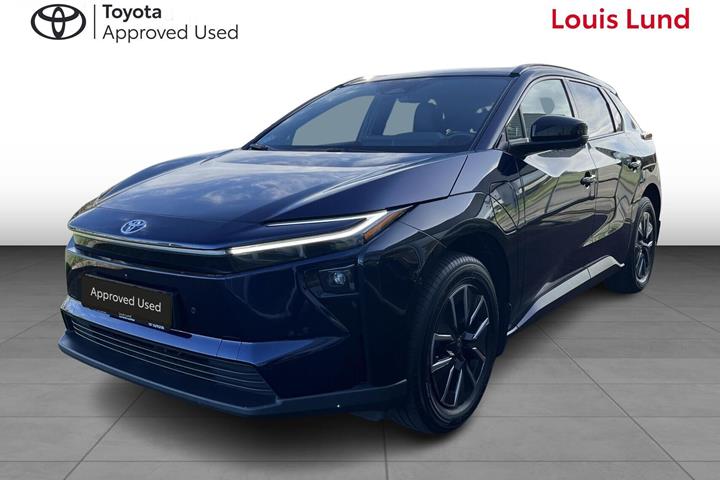 Blå Toyota BZ4X fra 2026