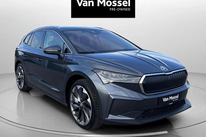 Grå Skoda Enyaq fra 2021