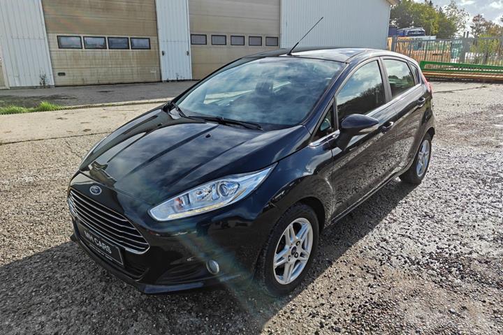 Gul Ford Fiesta fra 2014