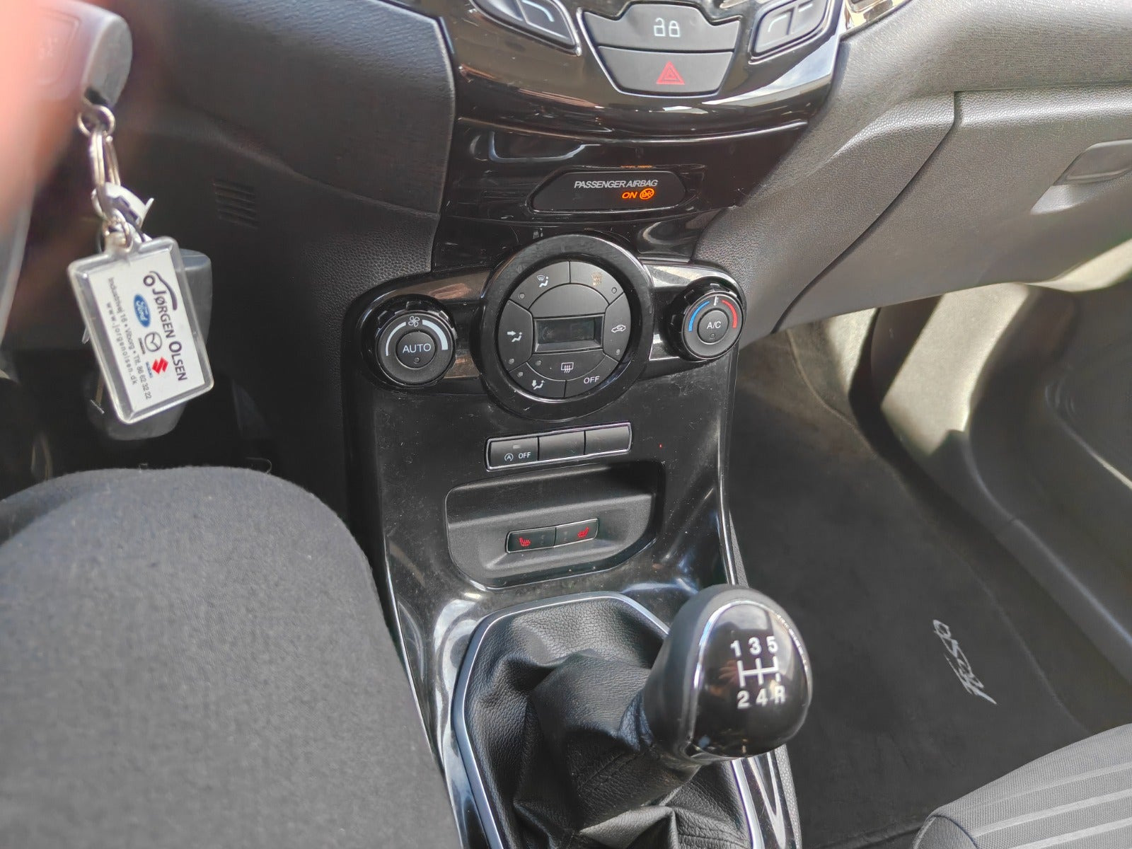 Gul Ford Fiesta fra 2014