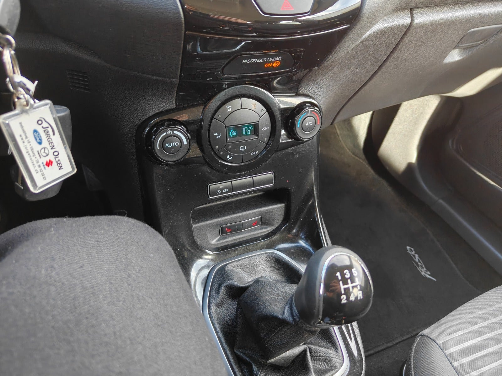 Gul Ford Fiesta fra 2014