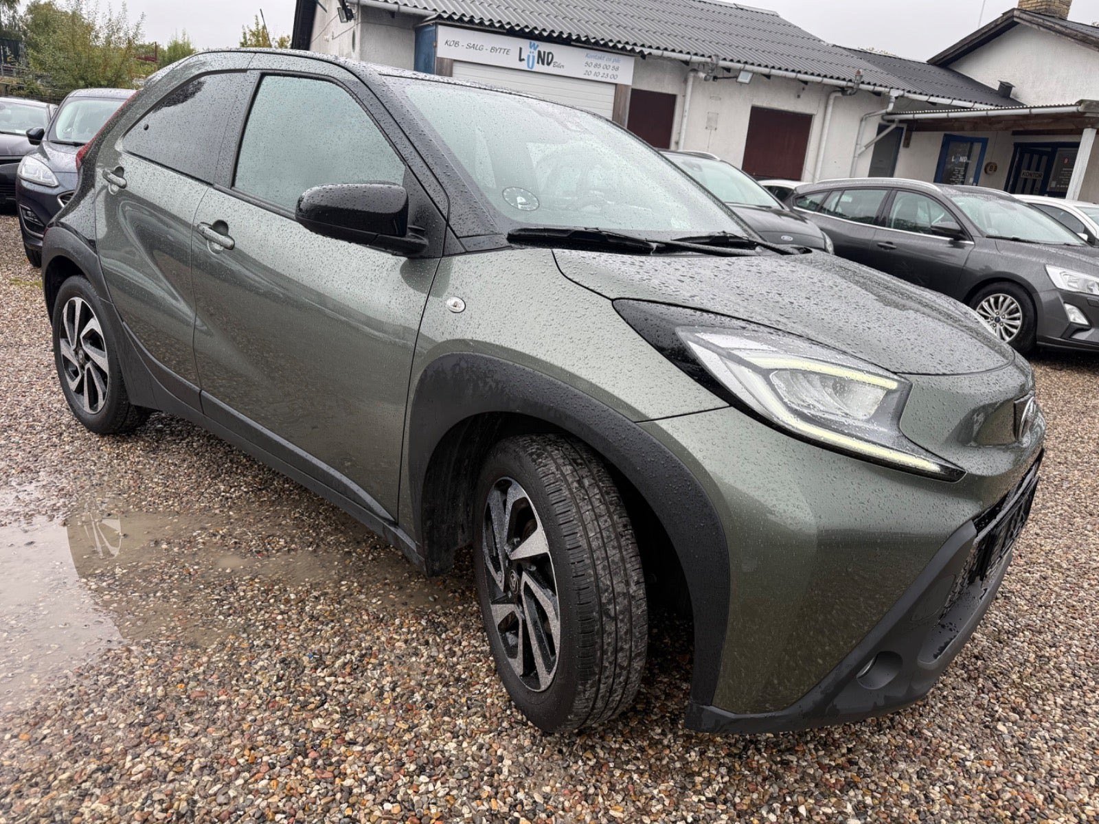 Grøn Toyota Aygo X fra 2022