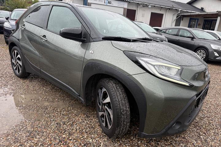 Grøn Toyota Aygo X fra 2022