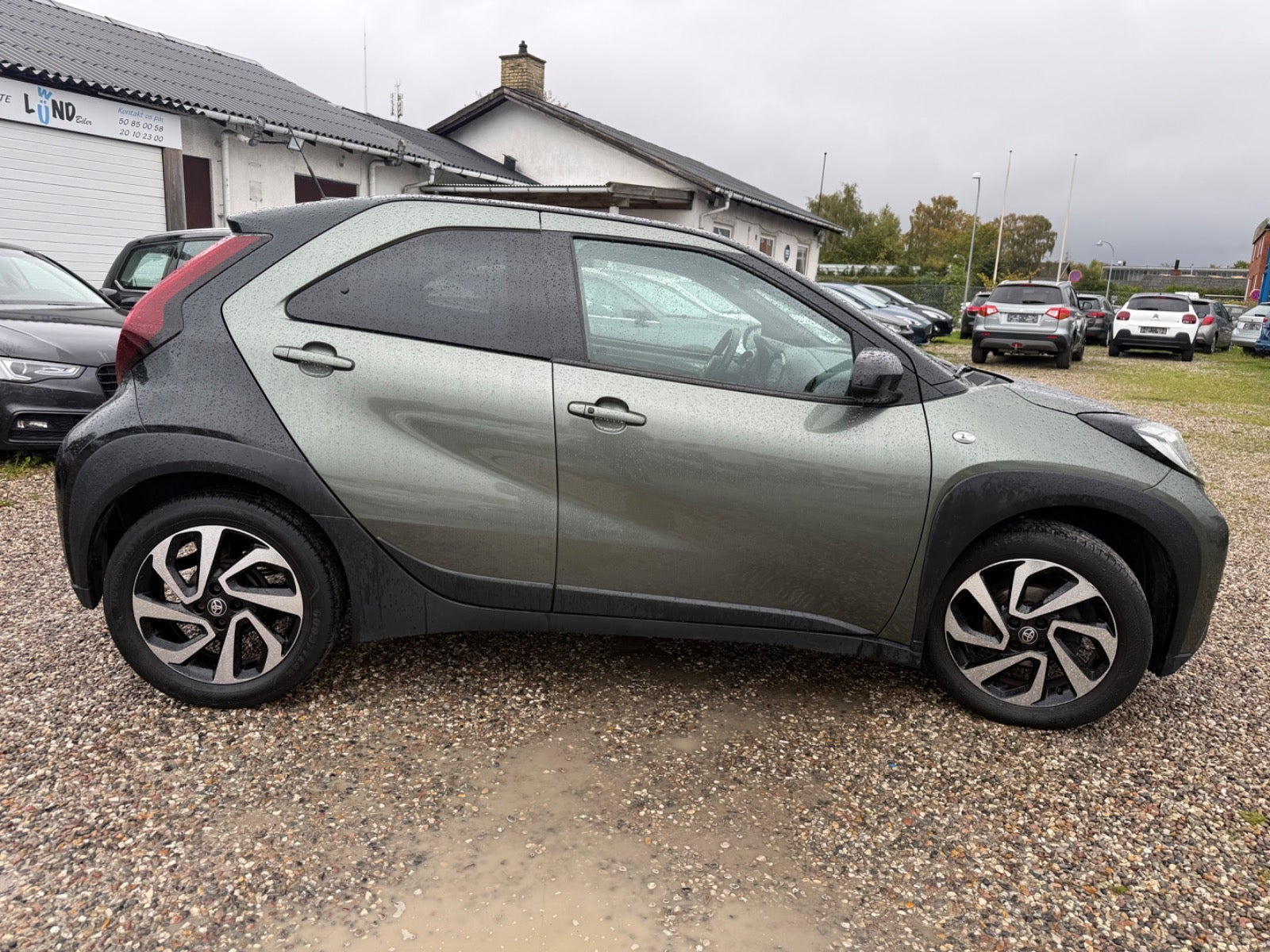 Grøn Toyota Aygo X fra 2022