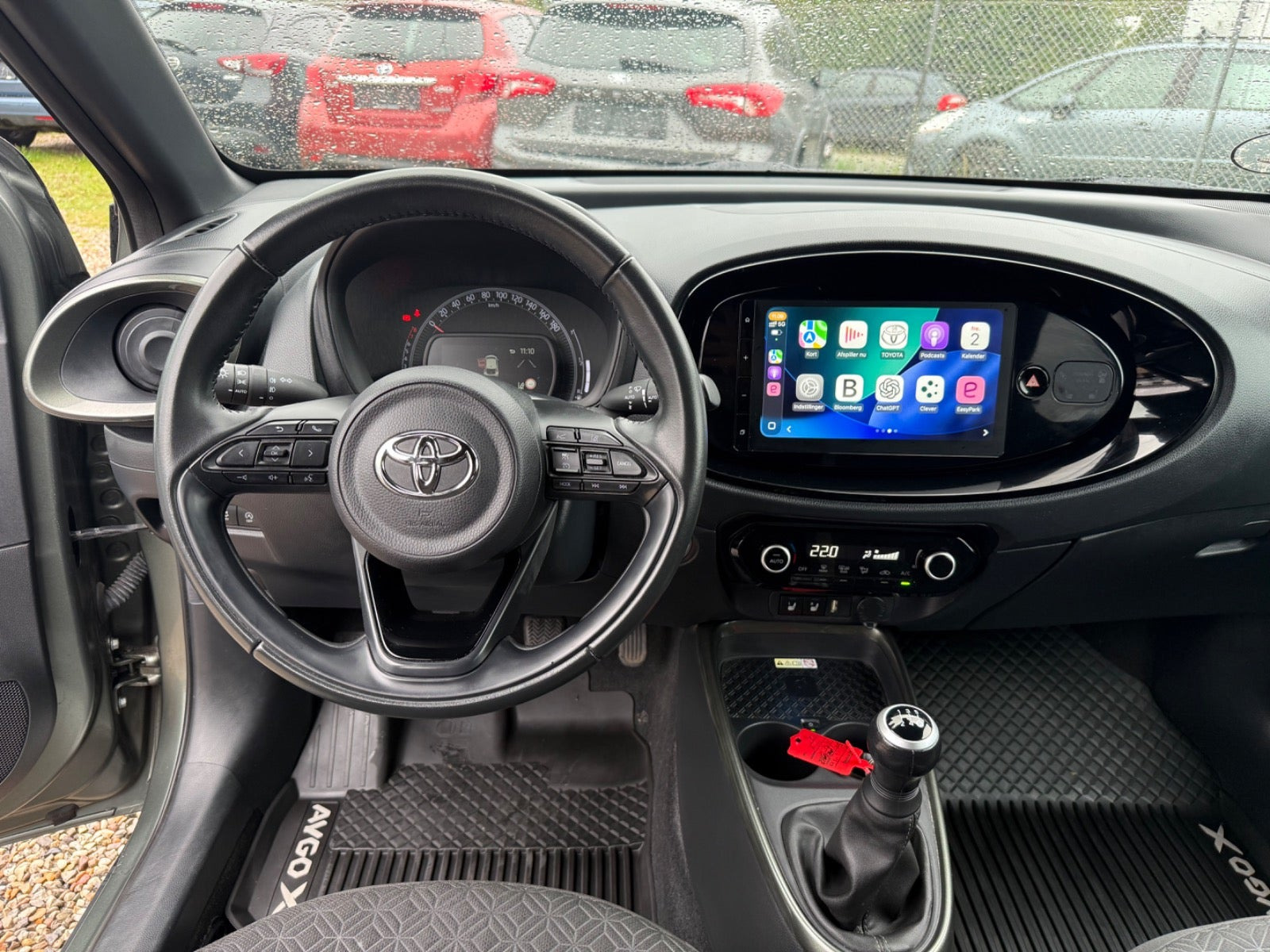 Grøn Toyota Aygo X fra 2022