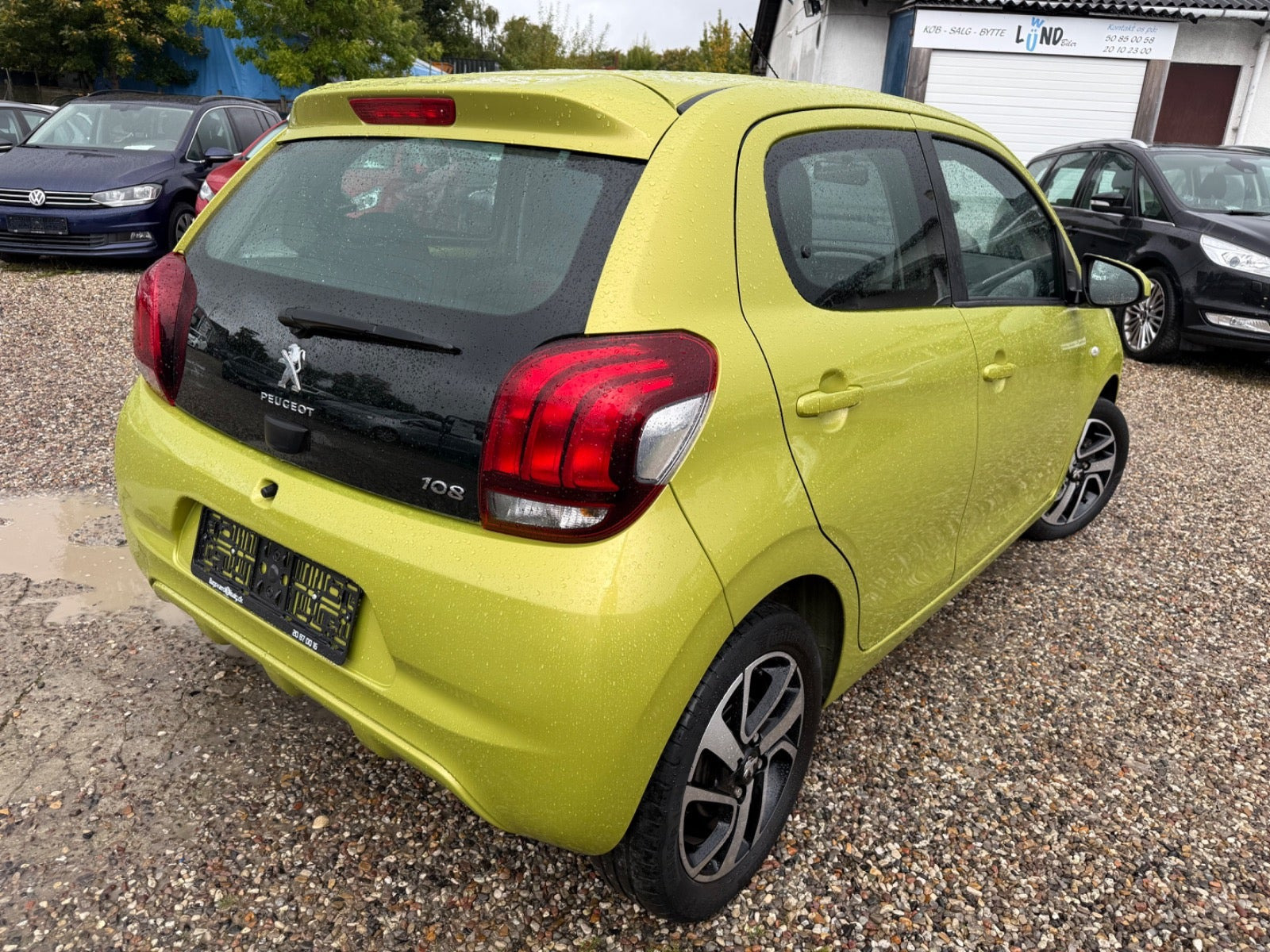 Grøn Peugeot 108 fra 2019
