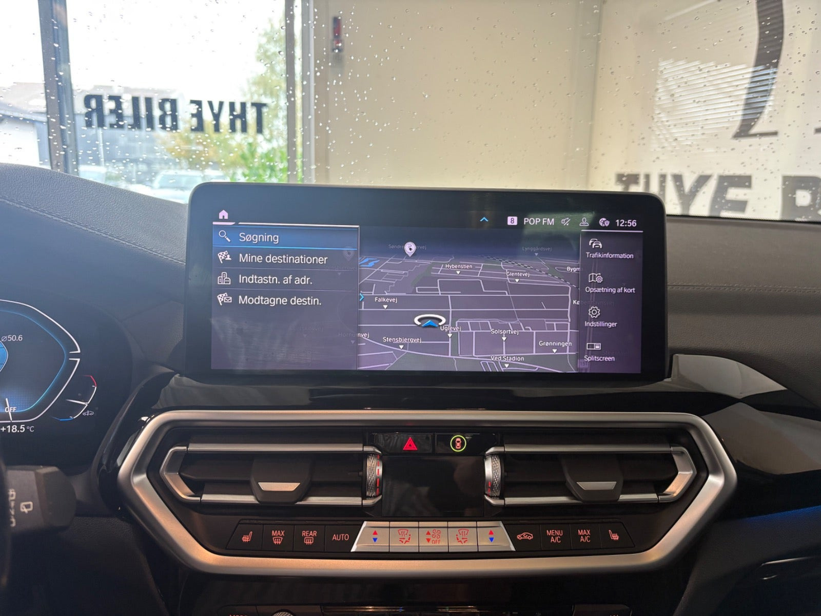 Blå BMW iX3 fra 2023