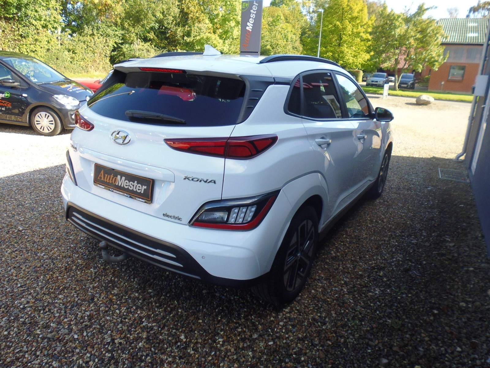 Hvid Hyundai Kona fra 2022