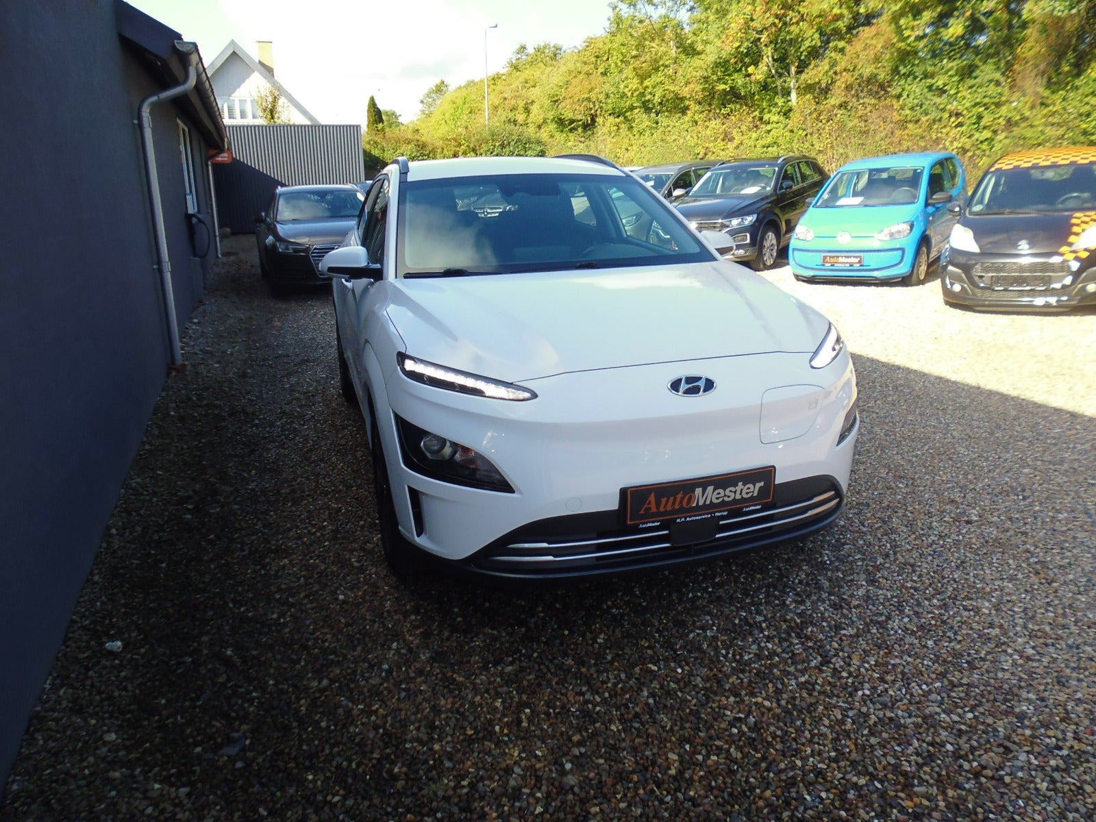 Hvid Hyundai Kona fra 2022