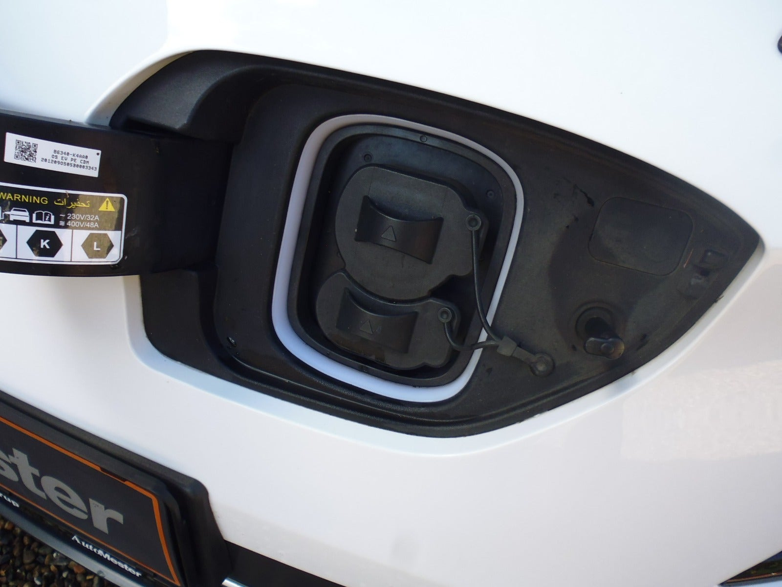 Hvid Hyundai Kona fra 2022