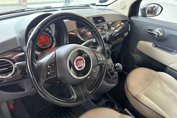 Sort Fiat 500C fra 2011