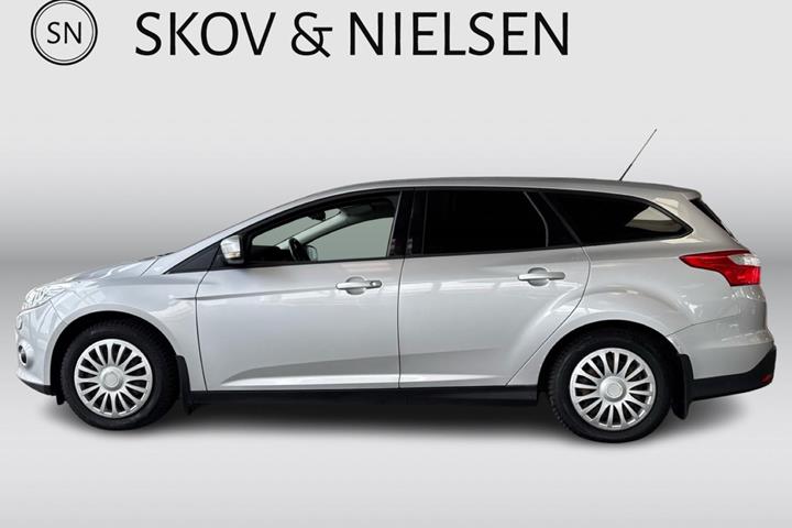 Sølv Ford Focus fra 2012