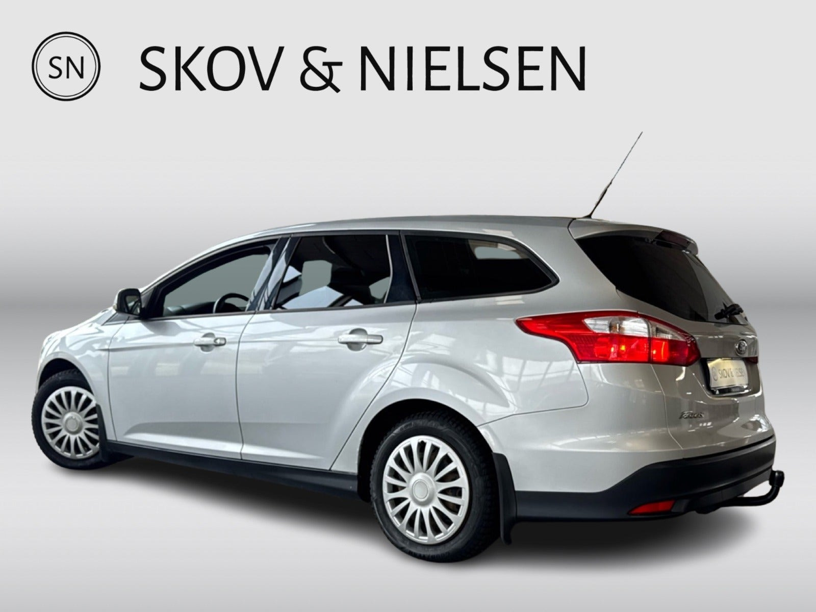 Sølv Ford Focus fra 2012