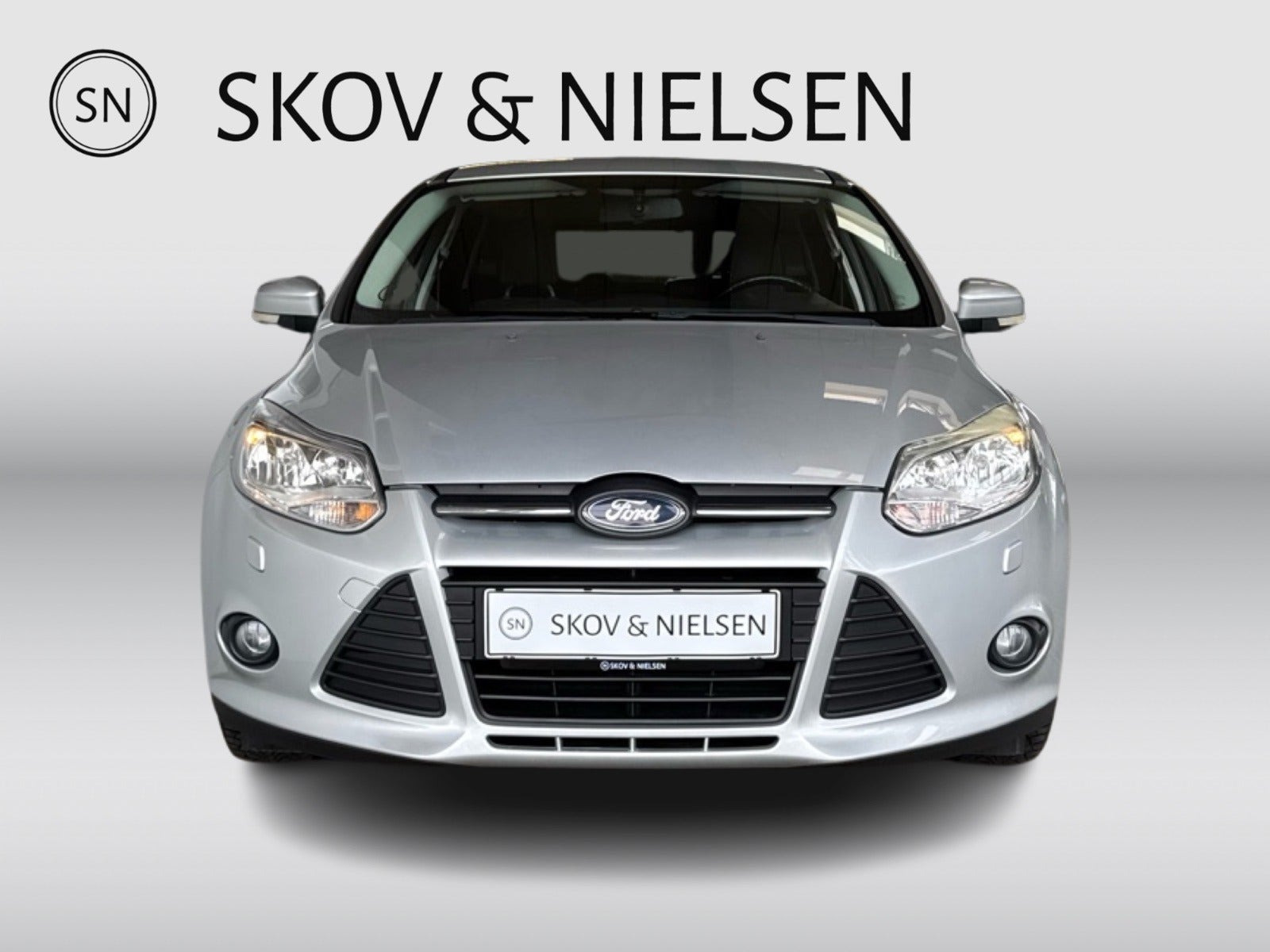 Sølv Ford Focus fra 2012