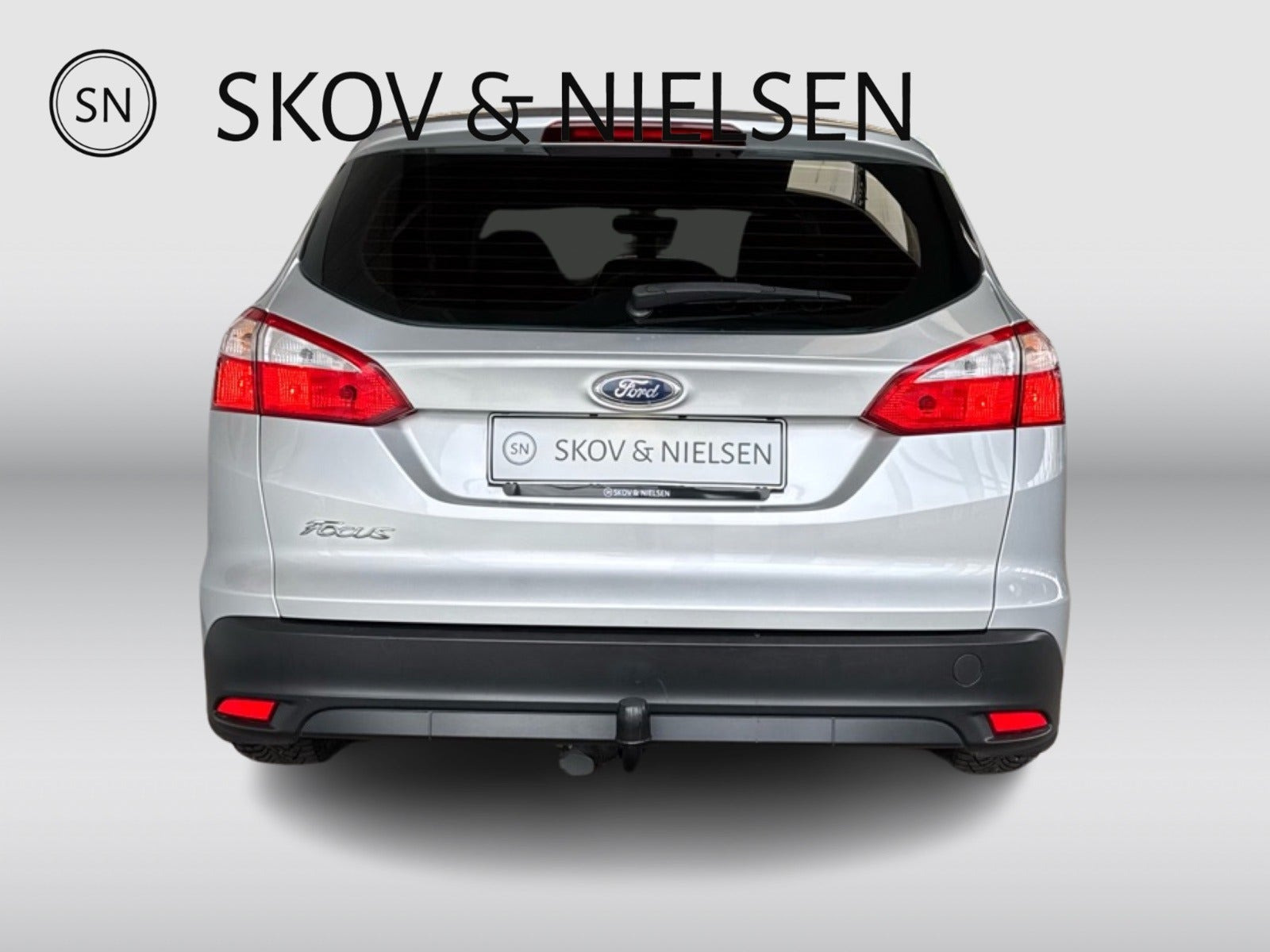 Sølv Ford Focus fra 2012