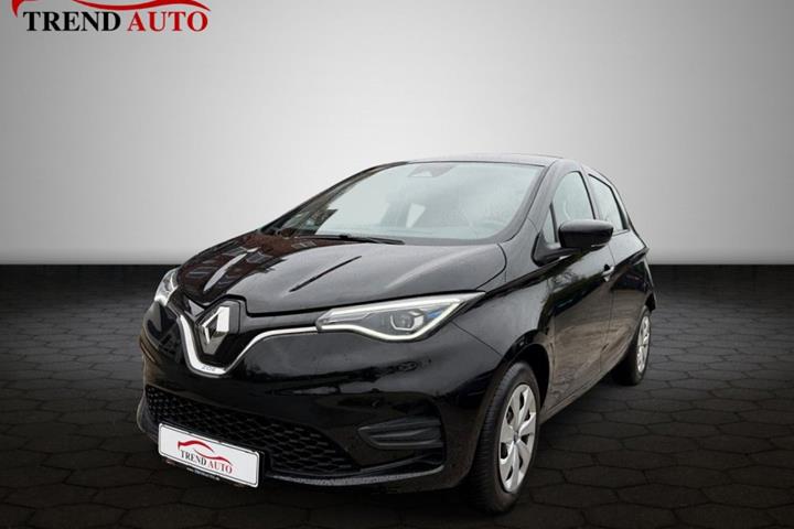 Sort Renault Zoe fra 2021 set udefra
