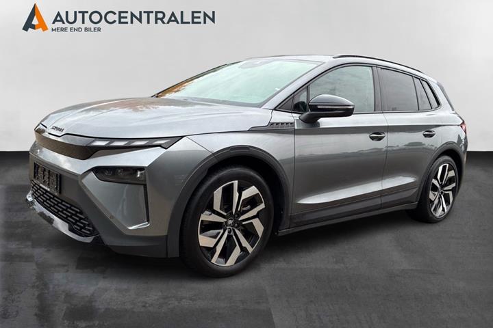 Grå Skoda Elroq fra 2025 set udefra