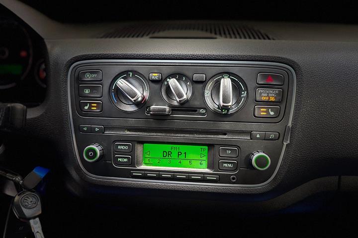 Grå Skoda Citigo fra 2014