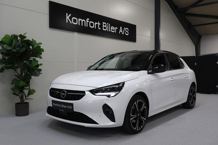 Hvid Opel Corsa fra 2021