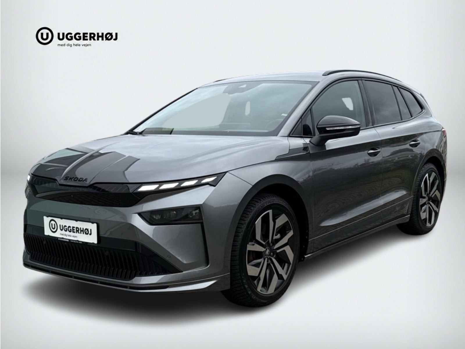 Grå Skoda Enyaq fra 2026