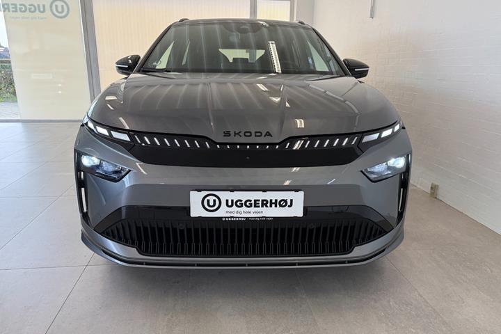 Grå Skoda Enyaq fra 2026